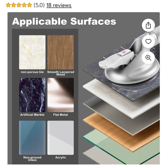 DAREN MEDICAL Suction Cup Grab Bar Bathroom NWOT - Picture 6 of 6